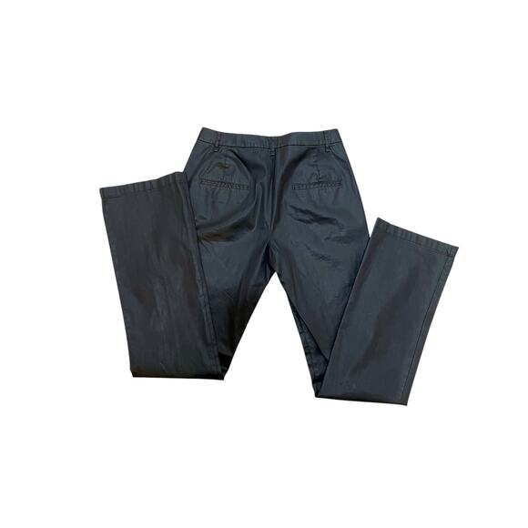 Strenesse Runway 2006 Waxed Cotton Twill Pants Brown Size 8 - Picture 11 of 12